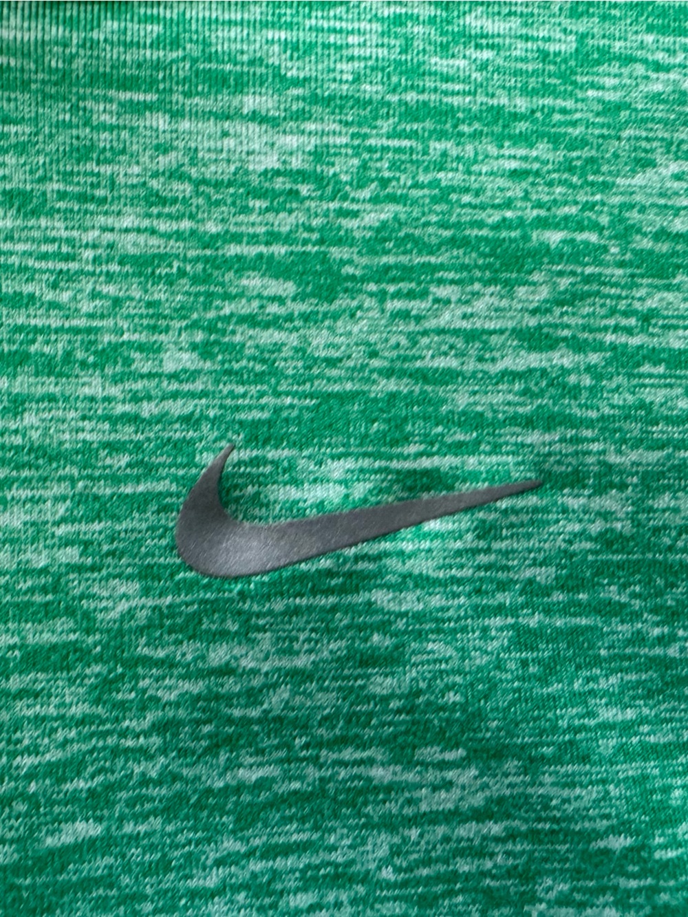 Nike Women's Heather Green Quarter-Zip Pullover - Picture 3 of 6